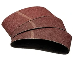 Šlifavimo juosta CORTEX, 75 x 457 mm, F80, audinio pagrindu, 3 vnt.