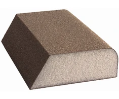 Šlifavimo kempinėlė FLEXIFOAM, 120 x 98 x 13 mm, P100, dvipusė