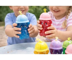 Slime Glutek Antistresinė sensorinė masė su kamuoliukais Spalvingas meškiukas 12cm