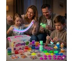 SLIME KŪRYBINIS RINKINYS, SKIRTAS SUSIEKTI DIDELIUS XXL PLASTIKOS PASTAS SLIME