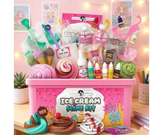 „Slime Play“ tešlos gaminimo vaikams „Creative Factory“ ledų bandelių rinkinys