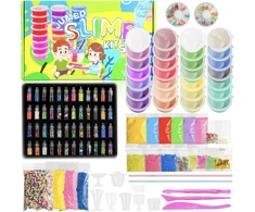 SLIME RINKINYS, JUMBO SLUTS KŪRYBINGŲ DIDELIŲ XXL 28 slajm sluoksnių