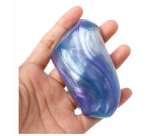 SLIME SENSORY MASS RAINBOW GALAXY krištolinis rutulys gleivinis gleivinis plastilinas