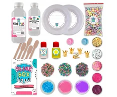 Slimebox QUEEN gleivių gaminimo rinkinys | Slime mergaitėms | Gleivių dėžutė