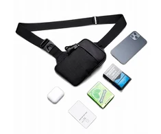 SLING BAG SIENINĖ KUPRINĖ Crossbody krepšys, crossbody bag, Juodas