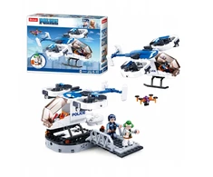 Sluban Construction Blocks Policijos malūnsparnis dronas 161 vnt. Vaikų diena