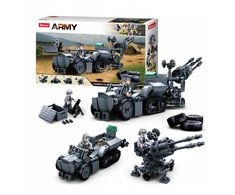 Sluban Construction Bricks II pasaulinio karo armijos šarvuočiai 368 el Vaikų diena