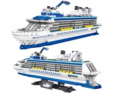 Sluban CRUISE BOARD BLOCKS - laivo modelis dovanų titaninis laivas 3D lėktuvas