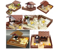Sluban FARM CHICKEN Blocks ūkiniai gyvūnai šunų reikmenys M38-B0559 figūrėlės