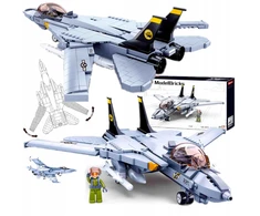 Sluban Grumman F-14 Tomkat TOP GUN blokuoja naikintuvą 404 eleFIGURE karinis