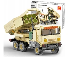 Sluban HIMARS LAUNCHER VEHICLE 3511 statybiniai blokai kariniai tankai ginklai figūrėlės raketos