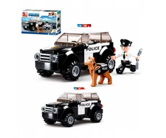 Sluban Klocki policijos policijos policijos automobilis 78 el automobilis vaikams