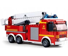 SLUBAN M38-B0627 blokai Gaisrinis automobilis ir malūnsparnis Ugniagesių brigada