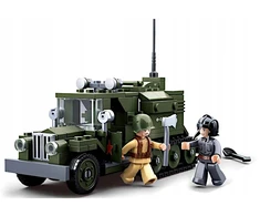 Sluban Plytos GAZ-60 Sunkvežimių TRANSPORTER Vikšrai patrankos MORTAR 2 FIGURINES