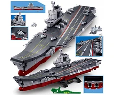 Sluban Plytos SHIP SHIP AIRPORT CARRIER Chinese Shandong Scale 1/700, Com. Kojos Cob.
