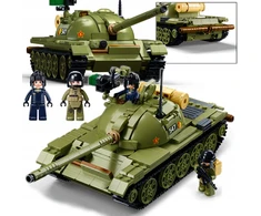 Sluban Plytos TANK T54S Sovietų tankų naikintojas Karinė armija 2 FIGURES