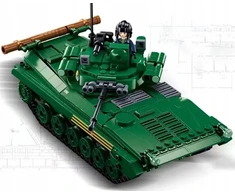 Sluban Plytos TANKAS BWP-2MS retro pėstininkų kovos mašina KARINĖS ARMIJOS FIGŪRA