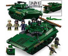 Sluban Plytos TANKAS BWP-2MS retro pėstininkų kovos mašina KARINĖS ARMIJOS FIGŪRA