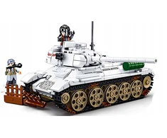Sluban tankų blokai T-34 žieminiai balti 518 vnt. 1s