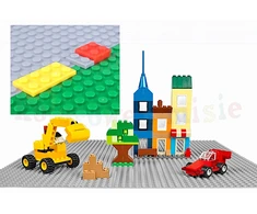 Sluban Žalias statybos PLATE blokeliai plytelės 32x32 figūrėlės žalia pilka didelė