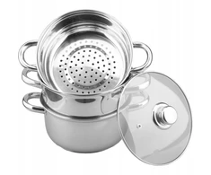 Smart Kitchen Puodas do gotowania na parze 18cm 4element. GAMYBA