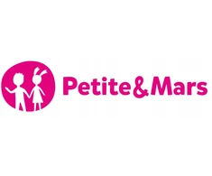 Smėlio spalvos kiaulpienės PETITE&amp;MARS silikoninis seilinukas