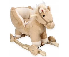 Smėlio spalvos Pegasus rokeris/važinėjimas su sėdyne ir garsu Adam Toys