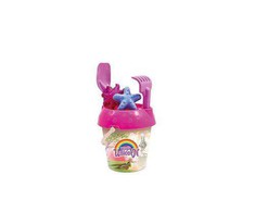 Smėlio žaislų rinkinys MAGIC UNICORN, su formomis, 18 cm