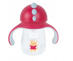 Smiki Neišsiliejantis buteliukas su pasvertais šiaudeliais, 260 ml