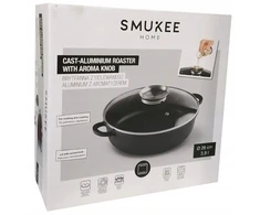 Smukee APVALUS LIETUS PUODAS SU DANGIU 28cm SU SMUKIE SKANIU