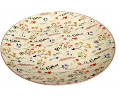 SMUKEE Porcelianinė lėkštė PAVASARINĖS GĖLĖS 19 cm ROŽINĖ 913