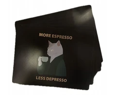 Smukee Table Pads "More espresso Less depresso" 6 vnt. 30 x 40 cm