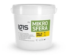 Smulkiagrūdis glaistas IGIS MIKROSFERA S, Purškimui arba volavimui, 17 l
