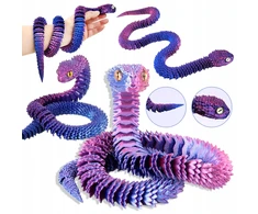 Snake Dragon 3D šarnyrinė figūrėlė, kilnojama tikroviška su spausdintuvu 60 cm