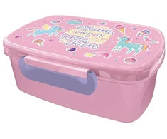 Śniadaniówka Lunch Box Vienaragis Unicorn rožinė Derform indas szkolny