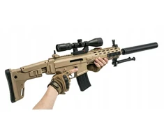 SNIPER RIFLE SNIPER WEAPON ASG šautuvai + KAMULIAI