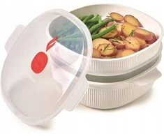 Snips mikrobangų garintuvas 4L 2 padėklai be BPA Pagaminta Italijoje