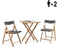 Lauko baldų komplektas Sodo baldų komplektas Potenza Tramontina medinis/plast./rudas