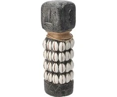 Sodo dekoras Etnic 11x11x34.5 pilkas