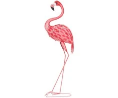 Sodo dekoras Flamingo 4Living 101cm rožinis