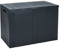 Sodo dėžė su dangčiu 170L pilka
