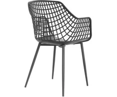 Sodo krėslas 57x56x84/46 cm juodas