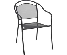 Sodo krėslas Mesh 81x55x58cm pilkas