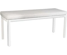 Sodo krėslas Sofia 145x85x67cm baltas/pilkas