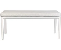 Sodo krėslas Sofia 145x85x67cm baltas/pilkas