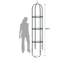 Sodo pavėsinės kolona 200 cm Plonos PL-992