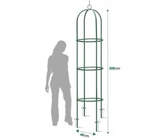 Sodo pavėsinės kolona 200 cm Plonos PL-992