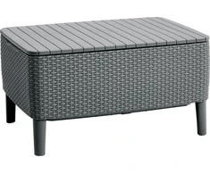 Sodo stalas Salemo Keter 76x56x42cm pilkai rudas