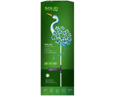 Sodo šviestuvas SOLID GERVĖ FLAMINGAS, įkraunamas saulės energija, 18 x 4,5 x 85 cm, įvairių spalvų