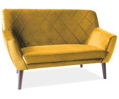 Fotelis Signal Meble Sofa Signal Nordic 3 VELVET, pilka